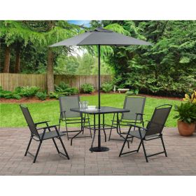 6-Piece Outdoor Patio Dining Set - Gray