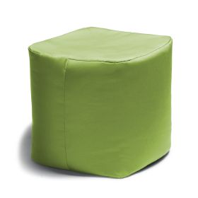 Jaxx Luckie Outdoor Patio Bean Bag Ottoman, Lime - Lime - Indoor/Outdoor Acrylic