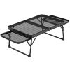 3 ft Portable Picnic Table with Wing Panels - as picture