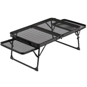 3 ft Portable Picnic Table with Wing Panels - as picture