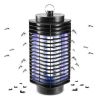 Electric Bug Zapper UV Light Flying Zapper Insect Killer Lamps Pest Mosquito Fly Trap Catcher - Black