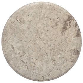 Table Top Gray Ø19.7"x1" Marble - Grey