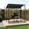 BBQ Gazebo 84.6"x59.1"x86.6" Anthracite Steel - Anthracite