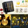 Globe String Solar Lights 30 Ball LED Fairy Solar Lamps 8 Lighting Modes IP65 Waterproof Decorative Lights w/ Stake Garden Lawn Flower Trees Patio Gar