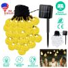 Globe String Solar Lights 30 Ball LED Fairy Solar Lamps 8 Lighting Modes IP65 Waterproof Decorative Lights w/ Stake Garden Lawn Flower Trees Patio Gar