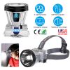 Rechargeable Headlamp High Power Headlight Torch Flashlight with 3 Light Modes for Fishing Running Camping Hiking