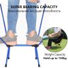 Superhard High Load Outdoor Camping Chair Travel Ultralight Folding Chair Portable Beach Hiking Picnic Seats Fishing Beach BBQ - China - Blue