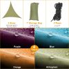 9.84ft Shade Sail Patio Cover Shade Canopy Camping Sail Awning Sail Sunscreen Shelter Triangle Cover - Green