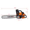 Chainsaw gas 22inch ,58cc Gasoline Chain Saw for Trees ,Wood Cutting 2-cycle EPA Compliant - as Pic