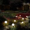 2/4/8pcs Led Solar Garden Light Solar Lamp Outdoor Waterproof Lawn Light Pathway Landscape Lamp For Home Yard Driveway Lawn Park - Warm light - 2pcs