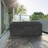 210D Waterproof Outdoor Furniture Cover Windproof Dustproof Patio Furniture Protector Oxford Cloth Garden L Size - L