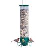 Squirrel-Proof Bird Feeder Outdoor Garden Decoration Automatic Bird Feeder Hanging Hummingbird Water Feeder - metal style