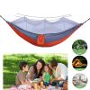 Sleeping hammock Outdoor Parachute Camping Hanging Sleeping Bed Swing Portable Double Chair wholesale - Upgrade light green - China