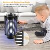 Electric Bug Zapper UV Light Flying Zapper Insect Killer Lamps Pest Mosquito Fly Trap Catcher - Black