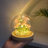 Tulip Night Light DIY Handmade lamp Tulip Flowers Lamp Heat Shrinkable Film Home Room Decor Exquisite Gift For Mother Girlfriend - 13 Flowers - CN