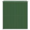 Garden Shed Green 75.6"x75.2"x87.8" Galvanized Steel - Green