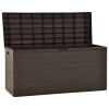 Patio Storage Box Brown 45.7"x17.3"x21.7" - Brown