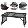 3 ft Portable Picnic Table with Wing Panels - as picture