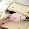 Portable Jewelry Organizer Box Travel Jewelry Case Button Leather Storage Display Box Ring Necklace Jewellery Storage Organizer - Basic Pink - China