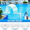 Waterfall Swimming Pool Fountain Fish Pond Waterfall Fountain Adjustable Pool Decoration Cooling Spray For Yard - single head - China