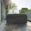 210D Waterproof Outdoor Furniture Cover Windproof Dustproof Patio Furniture Protector Oxford Cloth Garden 2XL Size - 2XL