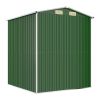 Garden Shed Green 75.6"x75.2"x87.8" Galvanized Steel - Green