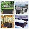 210D Waterproof Outdoor Furniture Cover Windproof Dustproof Patio Furniture Protector Oxford Cloth Garden 2XL Size - 2XL