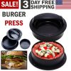 Burger Press Stuffed Patty Maker Mold Slider EASY Homemade Hamburger Making Tool - default