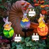 Cute Solar Garden Lights Easter Rabbit Solar LED Lights Waterproof Resin Landscape Lamp Outdoor Solar Lights Party Pathway Yard - LLA0012112-B - CN