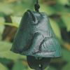 Japanese Cast Iron Wind Chimes Outdoor Hanging Decoration Frog Vintage Summer Wind Chimes Garden Camping Canopy Bells, Green - Default