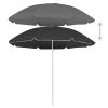 Outdoor Parasol with Steel Pole Anthracite 70.9" - Anthracite