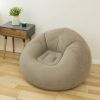 Flocking Flocking Sofa Chair Large Lazy Inflatable Sofas Chair Bean Bag Sofa For Outdoor Lounger Seat Living Room Camping Travel - Blue - China