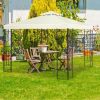 2 Tiers 10 x 10 Feet Patio Gazebo Canopy Tent - as show