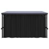 Gazebo with Curtain 13.3'x9.6'x8' Anthracite - Anthracite