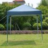 2 x 2m Practical Waterproof Right-Angle Folding Tent Blue - as picture