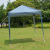 2 x 2m Practical Waterproof Right-Angle Folding Tent Blue - as picture