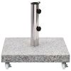 Parasol Base Granite 66.1 lb Square Gray - Grey