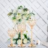 Gold/Silver Crystal Candle Holder Pillar Metal Tealight Candlestick Wedding Table Centerpiece Party Christmas Home Desktop Decor - Gold  Small - CN