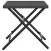 Folding Patio Table Anthracite 15"x15"x15" Steel Mesh - Anthracite