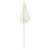 Garden Half Parasol with Pole 70.9"x35.4" Sand - Cream