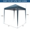 2 x 2m Practical Waterproof Right-Angle Folding Tent Blue - as picture