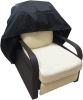 Outdoor Protective Cover;  Outdoor Patio Furniture Chair Protective Storage Cover;  Durable and Water Protected Outdoor Armchair Cover - black