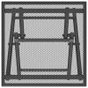 Folding Patio Table Anthracite 15"x15"x15" Steel Mesh - Anthracite