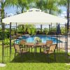 2 Tiers 10 x 10 Feet Patio Gazebo Canopy Tent - as show