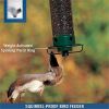 Squirrel-Proof Bird Feeder Outdoor Garden Decoration Automatic Bird Feeder Hanging Hummingbird Water Feeder - metal style