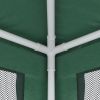 Party Tent with 4 Mesh Sidewalls Green 9.8'x9.8' HDPE - Green