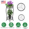 2-Tier Tall Plant Stand 26.57IN in Height Rustproof Iron Plant Rack Holder For Indoor Outdoor Heavy Duty Flower Pot Display Shelf For Corner Garden Pa