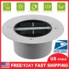 Solar LED Disk Lights IP44 Water-Resistant Light Sensor Lawn Light Auto On/Off Light Built in for Garden Yard Deck Path