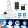 Solar Camping Light Hanging LED Bulb Lamp Portable Lantern Emergency Light W/ Remote Control 3 Modes Hooking For Patio Tent Garden Fishing