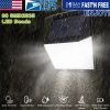 Solar Lights 88 LEDs Wall Lamps Outdoor 120° Motion Sensor Sound Control Lightings 270°Illumination IP65 Waterproof w/ 2.5m Extend Wire for Garage Gar